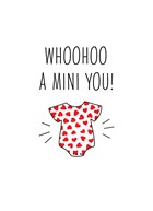 zwangerschap felicitatie whoohoo a mini you
